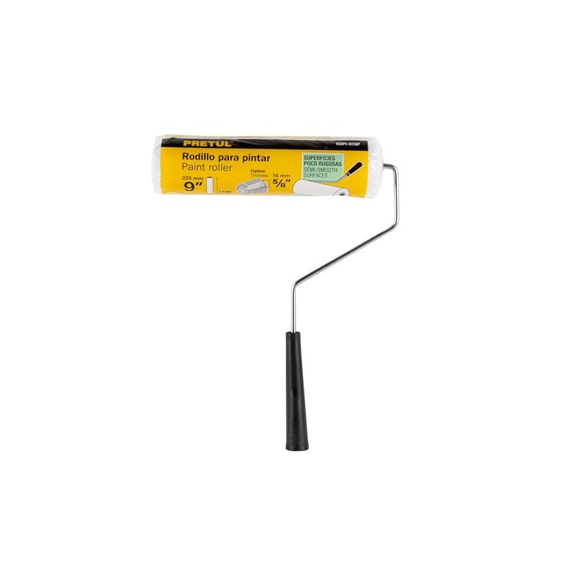 Pretul ROPI-915P, Rodillo para pintar, 9 x 5/8', superficies lisas