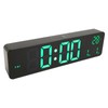 Digital Alarm Clock 10in 12/24H Temperature Display Battery Powered Quiet