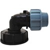 TOP-VIGOR IBC Tank Adapter s60x6 Thread Connector for Mdpe Water