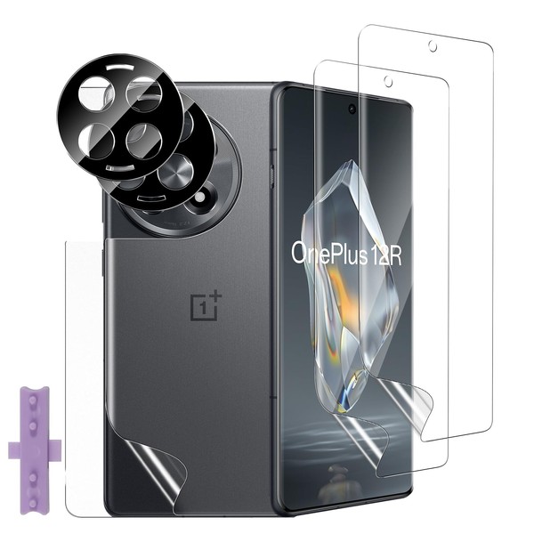 GEEMEE Screen Protector for Oneplus 12R, TPU Screen Protector +