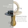 Moonkie Natural Silicon Soothers Set of 2, BPA-Free Baby Dummy,