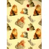 Cats and Kittens Rolled Gift Wrap Paper 2 Full Sheets
