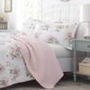 Laura Ashley Home | Honeysuckle Collection | Quilt Set-Ultra Soft