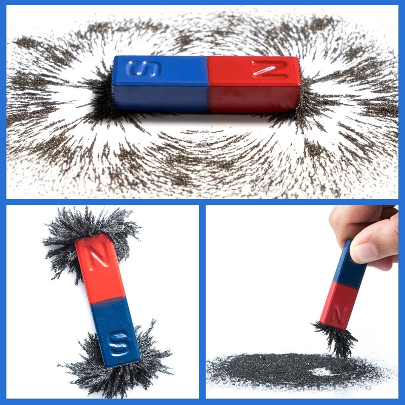 Ninesung Magnetic Sand, 2 Pound Iron Filings, Iron Powder Filings
