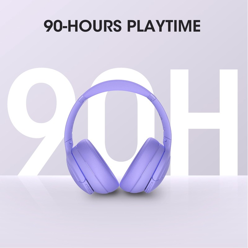 DOQAUS Bluetooth Headphones Over Ear, 90H Playtime Bluetooth 5.3 Wireless