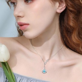 YAFEINI Sobriety Gift 925 Sterling Silver Narcotics Anonymous Necklace NA Recovery Symbol Sobriety narcotics Anonymous Jewerly Gifts for Women (NA necklace)