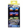 Hasbro Nerf Nitro Foam Car 3-Pack (Pack 8)