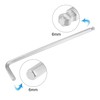 sourcing map 6mm Ball End Hex Key Wrench, L Shaped