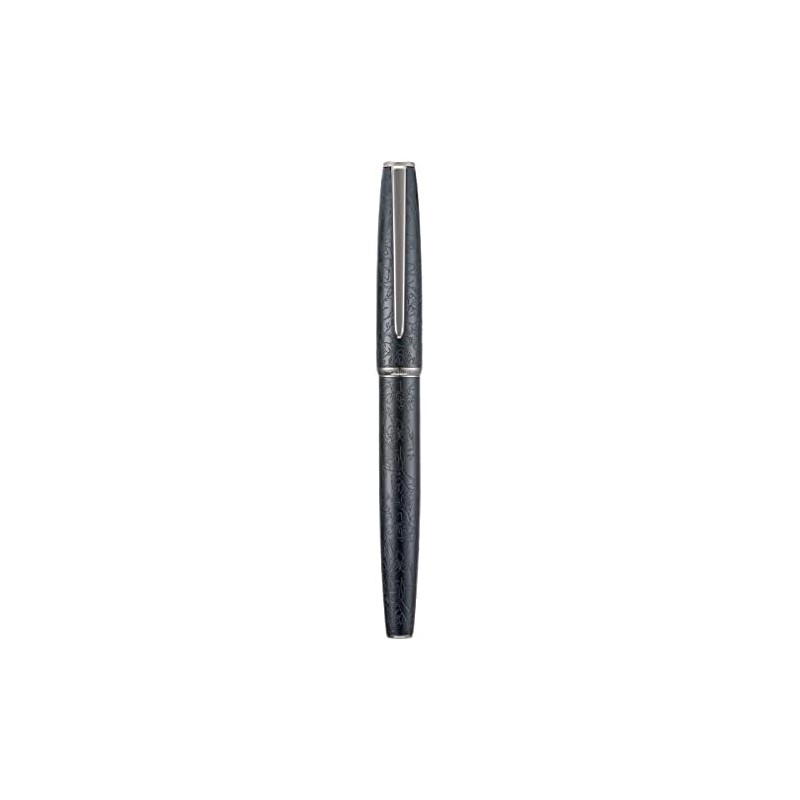 Hong Dian A3 pluma estilográfica de aluminio negro, diseño de