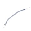 22in Transmission Oil Dipstick Silver Chrome Stainless Steel Tube for
