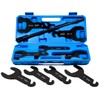 SMOTIVEPRO 10Pcs Pneumatic Fan Clutch Wrench Set Removal Tool Kit,