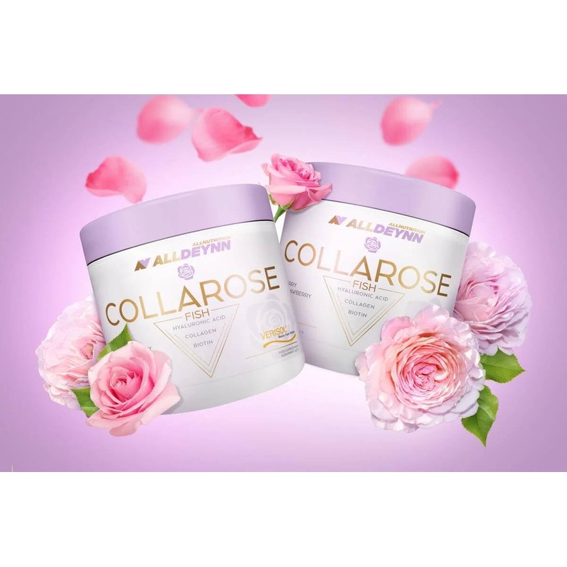 ALLNUTRITION Alldeynn Collarose Fish, Raspberry Wild Strawberry, 150g, Collagen, Beauty
