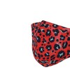 Reusable Washable 3 Layers Cotton Cloth - Wine - Leopard