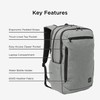 TravisMathew Duration Backpack TMB105, Shadow Grey Heather