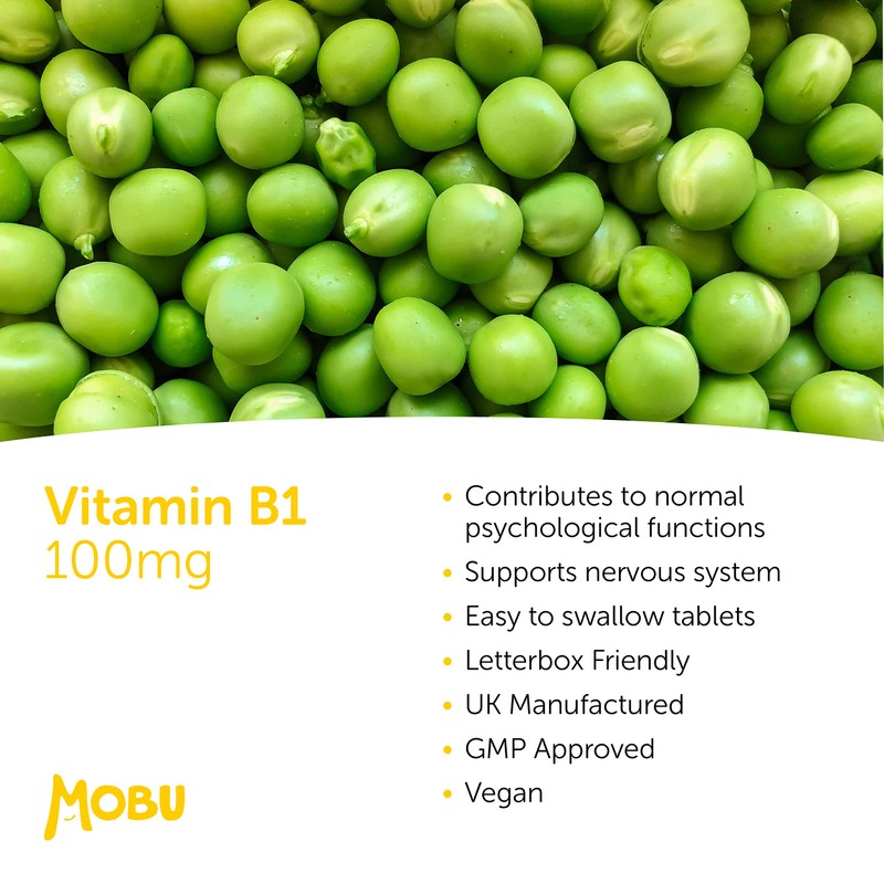 Vitamin B1 Thiamine 100mg 120 Tablets | Healthy Heart, Immune