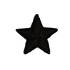 ID 3466E Black Star Patch Night Sky Craft Symbol Embroidered