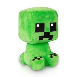Gsnoniwi Creeper Plush Toy, 23 cm Green Creeper Plush, Cartoon Cuddly Toy, Cute Stuffed Toy, Comfort and Softness, Creative Gifts for Boys and Girls, Birthday Gifts