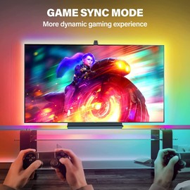 Sengled Envisual TV Led Lights(TV Sync Suppoorts Off-line), TV LED Backlights with Camera for 40-45 inch TVS, Smart Ambient WiFi RGB Lights, Works with Alexa & Google Assistant, App Control, Vision G2