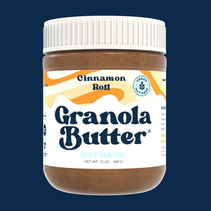 Oat Haus Cinnamon Roll Granola Butter - Sweet Flavor, Organic