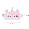 J26 Unicorn Plush Sleeping Mask Rainbow Sleeping Mask Eye Mask