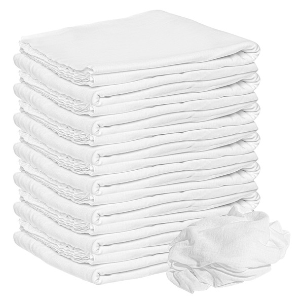 Nabob Wipers New Lint Free Rags 100% Cotton for Cleaning,