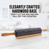 Zulay Kitchen 17-Inch Marble Rolling Pin With Stand - Polished