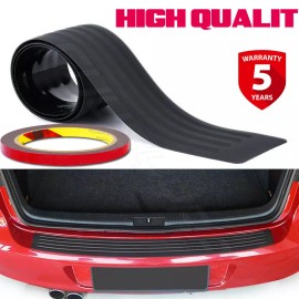 CHUSYYRAY 90cm Accessories Rear Bumper for Car Trunk Guard Plate Sticker Rubber Moulding
