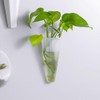 Toddmomy 2pcs Wall Mounted Plant Terrariums Cone Shaped Hanging Planter