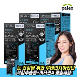 Palao Doctors Note Eye Health Lute Jiazanthin X 4 / 팔레오 닥터스노트 눈 건강 루테인지아잔틴 x 4개