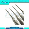 Avon Surgical Periotome Apical Dental Elevator V-Notched Grooved, Hollow Handle