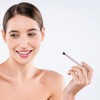DOITOOL Brocha Doble Punta Para Maquillaje De Ojos Y Base