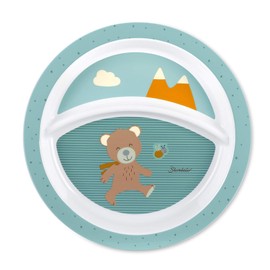 Sterntaler Baby Plate, Bear Ben Age: For Babies from 6 Months, Multi-Colour