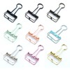 9pcs 51mm Skeleton Binder Clips Large, Hollow Metal Clips Metal