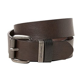 JACK & JONES Men's Jacaron Belt, Brown Stone, One Size