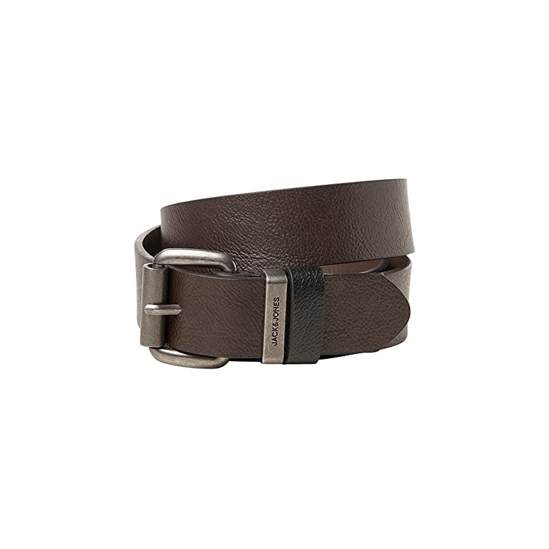 JACK & JONES Men's Jacaron Belt, Brown Stone, One Size