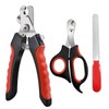 LDJZON Pet Nail Clippers and Trimmers Set Safety Guard to