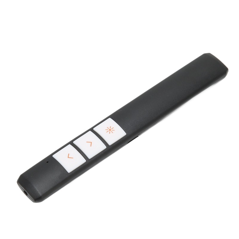 Presentation Clicker Ergonomic Handhold 2.4G Wireless USB Presenter with Receiver