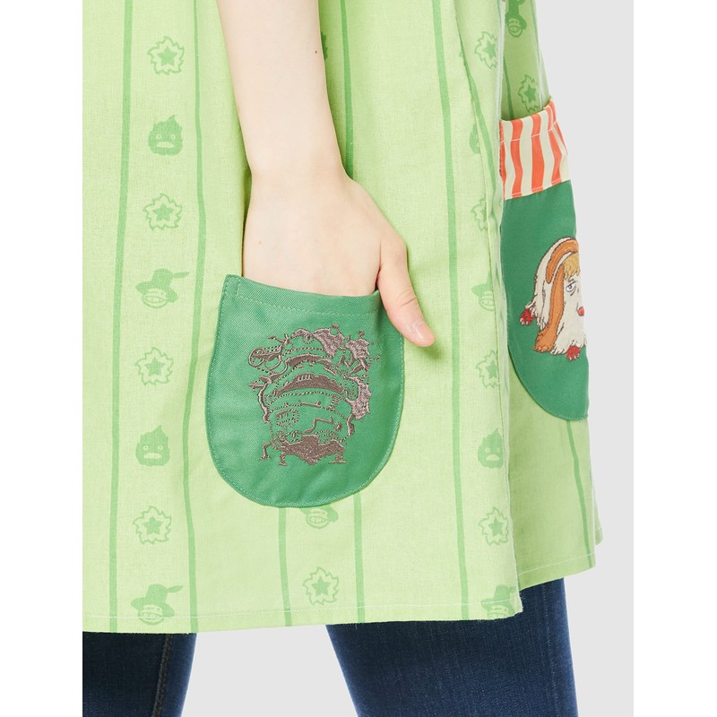 Marushin 1025009600 Studio Ghibli Howl's Moving Castle Orchid-type Apron, In