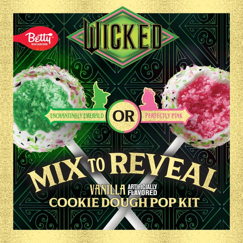 Betty Crocker Wicked Cookie Dough Pop Kit, Color Changing, Vanilla