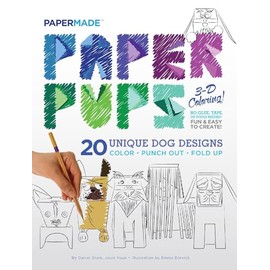 Paper Pups 3-D Coloring!