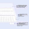 BooQool Large Dry Erase Calendar for Wall - Undated 3