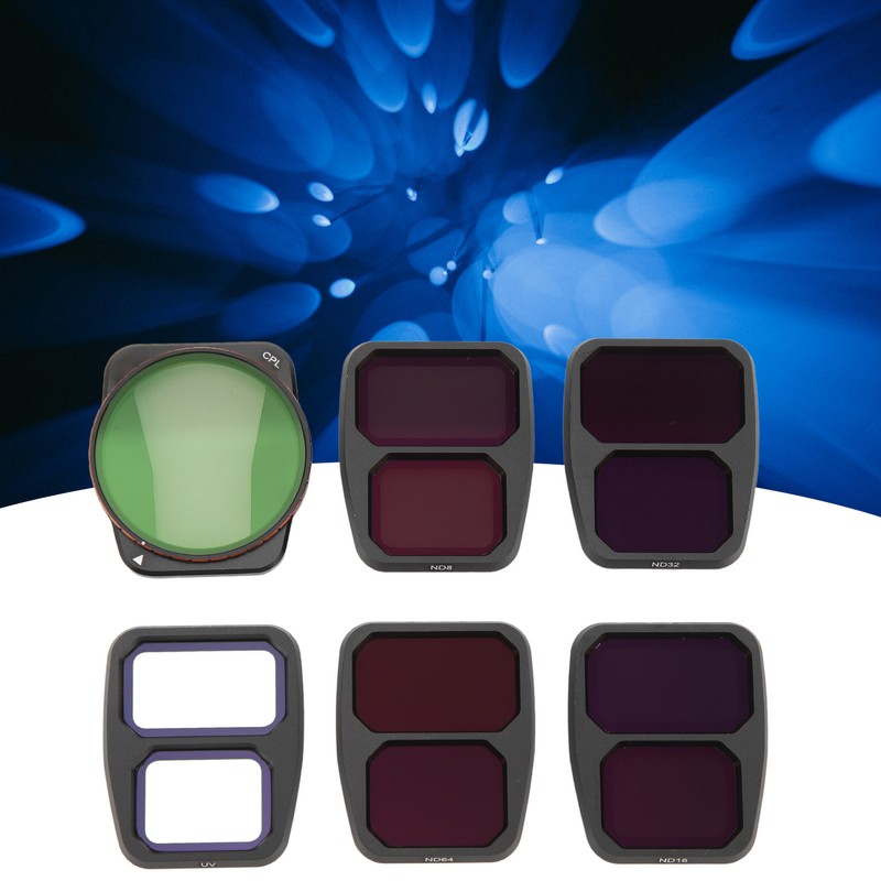 Drone Filter Kit ND8 ND16 ND32 ND64 UV CPL Multi