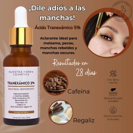 Suero Ácido Tranexámico 5% + Niacinamida 30ml Tipo de piel Todo tipo de piel