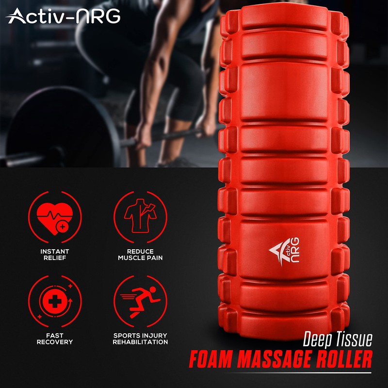 ActivNRG Fitness Foam Roller for Deep Tissue Muscle Massage Trigger