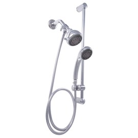 Mariner 2 Chrome Hand Held Shower Combination w/Bar