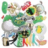 20pcs Cute Golf Club Iron-On Patches for Clothing & Accessories