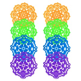 Realand 8 Pack Urinal Screen, Urinal Cakes Toilet Splash Guard Urinal Mats for Men Bathroom, Restaurants, Offices, Hotels, Flower