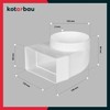 KOTARBAU® Deflection Piece 90° for Ventilation Duct 120 x 60