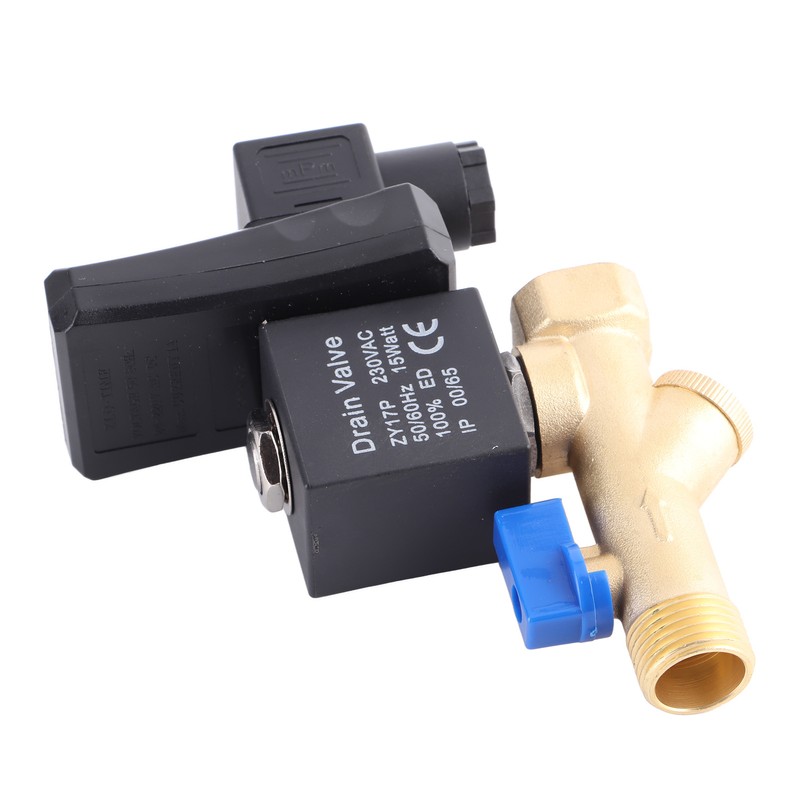 G1/2 DN15 Automatic Electronic Timed Drain Valve for Air Compressor