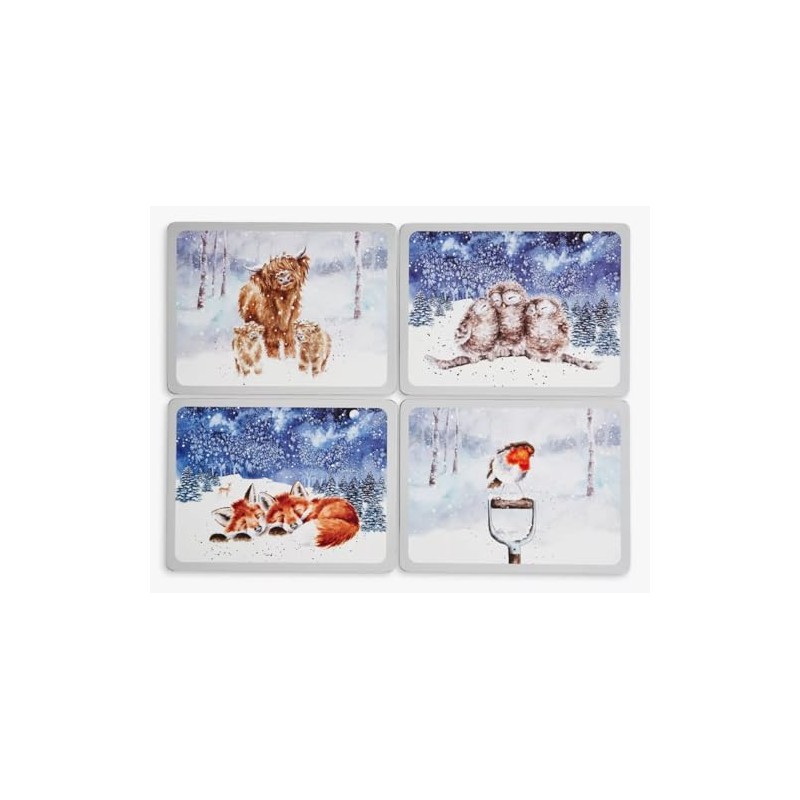 Wrendale Designs Set of 4 Winter Sky Placemats